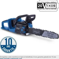 SCHEPPACH BC-CS355Duo-X sladdlös borstlös motorsåg - 2x20V - 20V IXES - ProCut 14 - utan batteri eller laddare