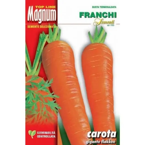 Hot SEMI CAROTA FLAKKEE 2 BUSTA MAGNUM FRANCHI SEMENTI Fröer & Lökar