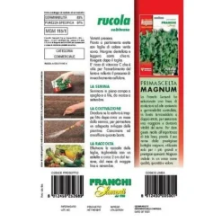 Discount SEMI RUCOLA COLTIVATA FOGLIA LARGA BUSTA MAGNUM FRANCHI Fröer & Lökar