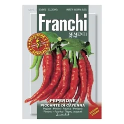 Hot SEMIPERFECT CAYENNE PEPPER SPICY FRANCHI SEEDS Fröer & Lökar