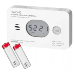 Sensor kit - VIRONE - DC-7 - Röksökning och kolmonoxid - Larm 85 dB - Enkel installation