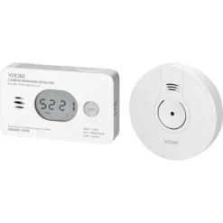 Sensor kit - VIRONE - DC-7 - Röksökning och kolmonoxid - Larm 85 dB - Enkel installation
