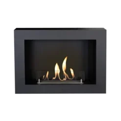 Serra bio-etanol vägg spis - Svart - Mood eldstad - 1,5 KW värme