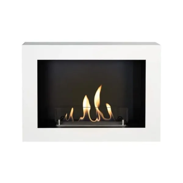 Outlet Serra bio-etanol väggkamin - Vit - stämningskamin - 1,5 KW värme Öppna Spisar