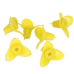 Hot 30Set Ersättningsdelar för Fågelmatare Blomma Plast Fågelmatare Ersättningsdelar Tillbehör för GardenYellow För Fåglar & Småvilt