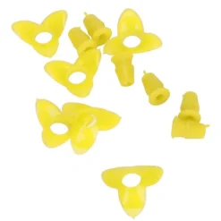 Hot 30Set Ersättningsdelar för Fågelmatare Blomma Plast Fågelmatare Ersättningsdelar Tillbehör för GardenYellow För Fåglar & Småvilt