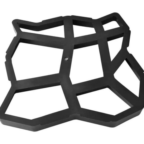 Outlet Set med 2 formar för gångväg - Skapa vackra gångvägar i betong | Storlek: 42x42x4 cm Trädgårdsstenar & Klivstenar