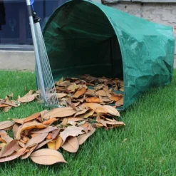 Discount Set med 2 produkter. Fällbar Garden Bin Flat Pick-Up - 200l Trädgårdskorgar
