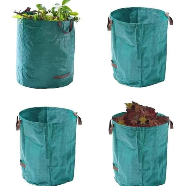 Set med 4 trädgårdsväskor 280 l 1120 l A328