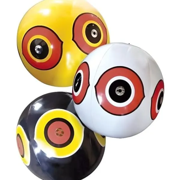 Set med 3 uppblåsbara skrämselballonger - RIBILAND - Flerfärgad - Vuxen - Diameter 60/41cm
