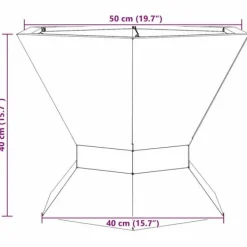 Hot Sexkantig utomhus eldstad i svart stål | Storlek: 50x50x40 cm | Hållbar och rostbeständig Öppna Spisar