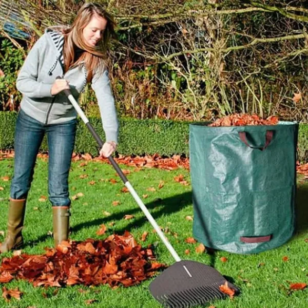 Hot SHOP-STORY - GARDEN BAG 4x: 4 XXL vikbara trädgårdsväskor - 272L i robust PP med band Trädgårdskorgar
