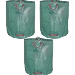 Online SHOP-STORY - GARDEN BAG 3x: 3 XXL hopfällbara trädgårdsväskor - 272L i robust PP med band Trädgårdskorgar