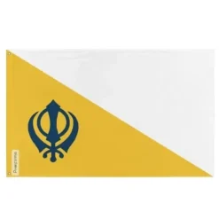 Sale Sikh-konfederationens flagga sedan det sikhiska imperiet 160 x 240 cm Flaggor & Vindstrutar
