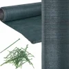 Best Sikt-nätnät - skuggnät rulle - 90 procent - 1,5 x 50 m - solskärmsnät - integritetsnät - grön - inkl. monteringssats - trädgård Markduk & Fiberduk