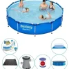 New Simbassäng Combi Deal - Steel Pro Rund 366x76 cm Pooler