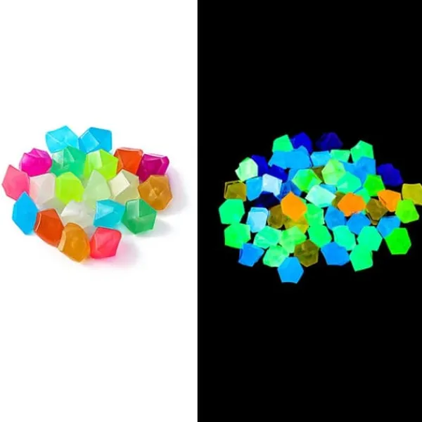 Självlysande Dekorationsstenar 500-pack Inomhus Utomhus