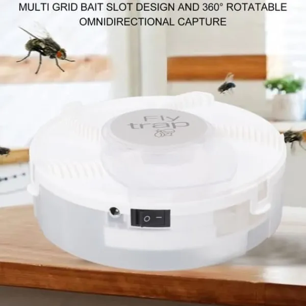 Skadedjursfälla 360° roterande elektrisk flugfälla, effektiv, enkel anti-myggapotek