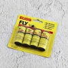 Skadedjursfälla, 4 st Dubbelsidiga flugtejper Insektsfluga pappersremsor Hushållslim flugfälla [F814886485]