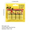 Clearance Skadedjursfälla, kraftfull flugfälla, 4 rullar, sticky board, flugfälla, mördare, limstift - 4 rullar[A58] Flugsmällor