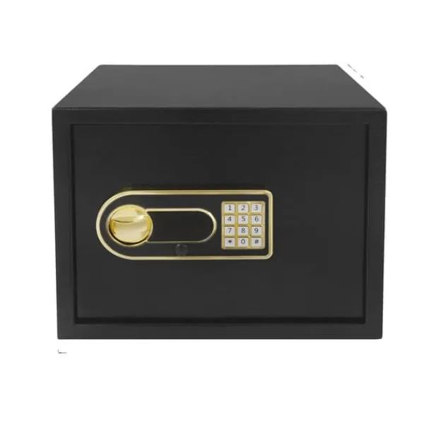 New Säkerhetsbox, Brandsäker Design, Användarvänlig Kodhantering,svart Kassaskåp