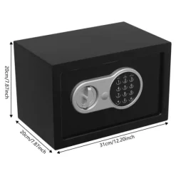 Säkerhetsbox, Digital Lås, Användarvänlig Åtkomst,Svart