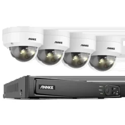 New Säkerhetskamerasystem, 8-kanals videoingång, 12MP upplösning,Ingen, 8CH NVR 4PCS Kamera-a Säkerhetsmonitorer & Videokameror