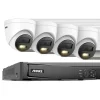 Säkerhetskamerasystem, 8-kanals videoingång, 12MP upplösning,Ingen, 8CH NVR 4PCS Kamera-b