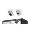 New Säkerhetskamerasystem, 4K-upplösning, AI-ansiktsigenkänning,8CH NVR 2 KAM 8MP, 4T Säkerhetsmonitorer & Videokameror