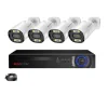 Hot Säkerhetskamerasystem, 8MP upplösning, tvåvägsljud,8CH 4St 4K, 2T Säkerhetsmonitorer & Videokameror