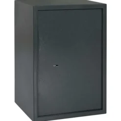 Säkerhetslåda med Nyckellås - Hållbar Stålbox | Färg: Grå | Storlek: 31x35x50 cm