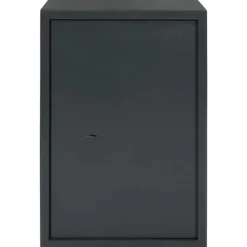 Säkerhetslåda med Nyckellås - Hållbar Stålbox | Färg: Grå | Storlek: 31x35x50 cm