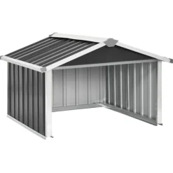 vidaXL Skjul för robotgräsklippare 92x97x63 cm galvaniserat stål