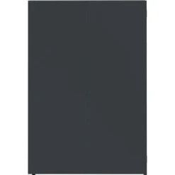 Skjul för sopkärl 6 platser - Hållbar stål med gasfjäderlock | Färg: Antracit | Storlek: 414x79x117 cm Skjul, Garage & Carports