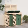 Best Skjul för två sopkärl massiv furu Skjul, Garage & Carports