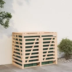 Best Skjul för två sopkärl massiv furu Skjul, Garage & Carports