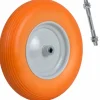 Viking Choice Skottkärra hjul tubeless 4.00-8 - diameter 40 cm - Orange/Vit