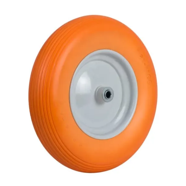 Viking Choice Skottkärra hjul tubeless 4.00-8 - diameter 40 cm - Orange/Vit