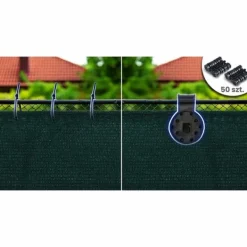 Discount Skuggnät 1,5x25m 110 g/m2 + 50 klämmor gröna Markduk & Fiberduk