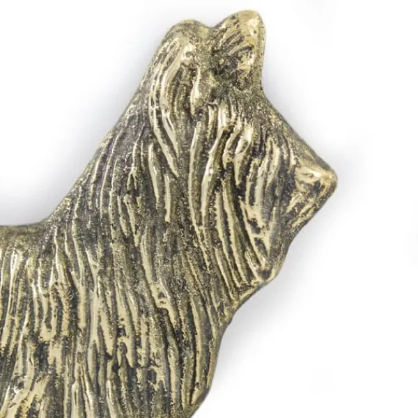 Sale Skye Terrier - dörrskylt med en hund, välkomstplakett i mässing, unik skylt med inskriptionen Welcome by Art-Dog Adresskyltar & Husnummer