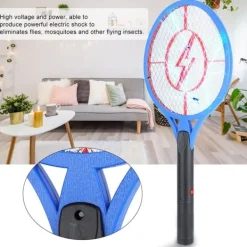 Sale Sladdlös Batteridriven Elektrisk Flugmygg Smälla Bug Zapper Racket Insektdödare (blå) Flugsmällor