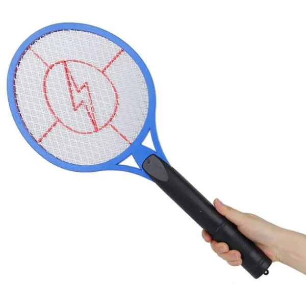 Sale Sladdlös Batteridriven Elektrisk Flugmygg Smälla Bug Zapper Racket Insektdödare (blå) Flugsmällor
