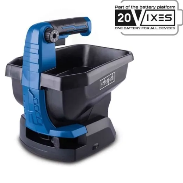 Sladdlös spridare C-GSP800-X - 3,5L behållare + 800m2 ytkapacitet - SCHEPPACH 20V IXES - utan batteri eller laddare