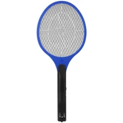 New Sladdlös Uppladdningsbar Elektrisk Flugmygg Smälla Bug Zapper Racket Insektdödare Blå Flugsmällor