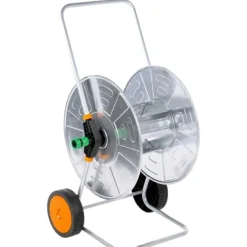 Online Slangvagn för 110 m 1/2" eller 80 m 3/4" stålslang Bevattning