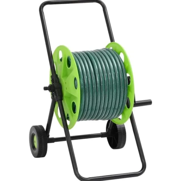 vidaXL Slangvagn med 30 m med slangkoppling 0,75" 30 m PVC