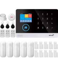 Outlet Smart Alarm System, Flera Kanaler för Larm, Enkel Installation,EU-kontakt, F Hemlarmsystem