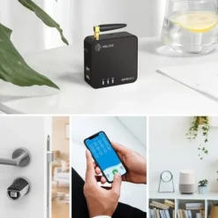 Smart dörrlås - RUILON - PCB10EBL41 - WiFi - 4 i 1 - Larm för låg batterinivå