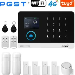 Best Smart Hem Larm System, Trådlös Kontroll, Fler-Sensor Stöd,4G-C-EU Hemlarmsystem