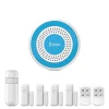 Smart Hem Larm System, Trådlös Anslutning, App-Styrd,EU Kontakt, WiFi Larm Kit G Hemlarmsystem